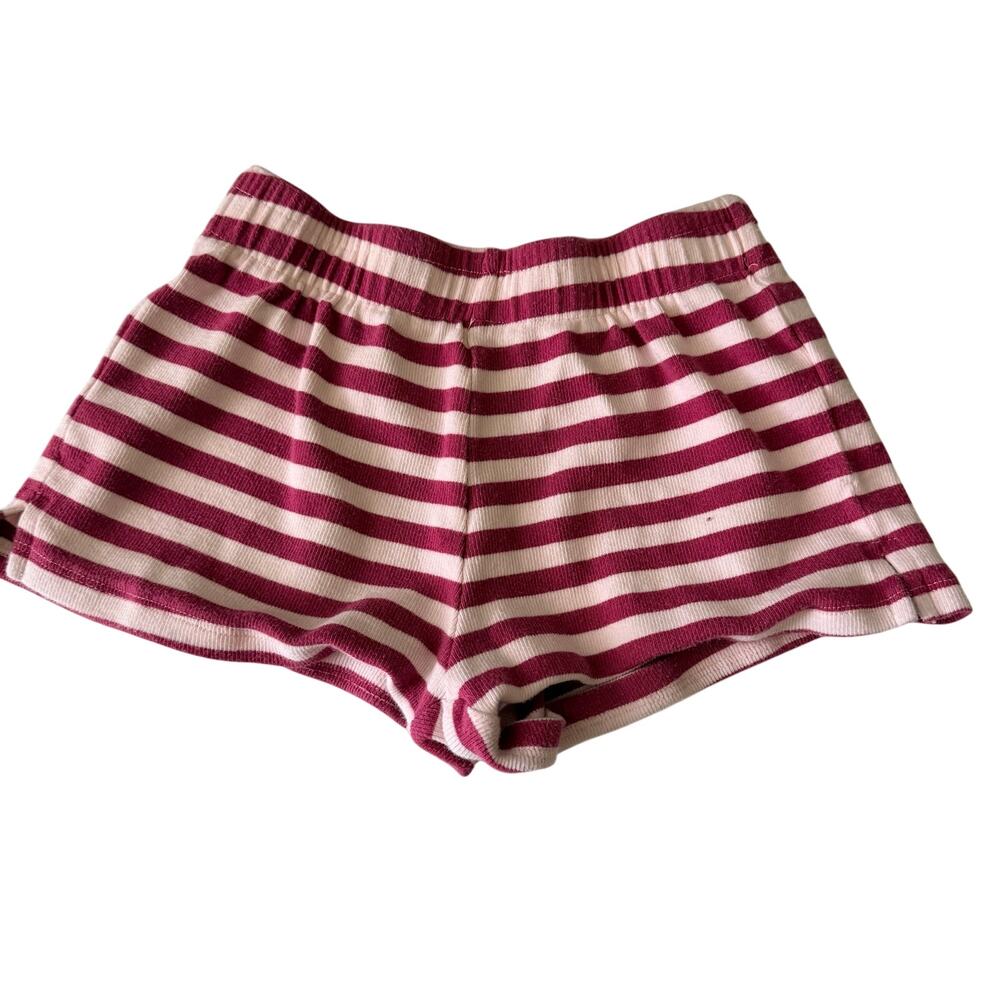 Zara Pink Stripe Pull-On Shorts - Size 8
